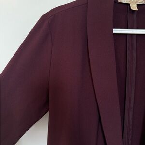 Women's Burgundy Blazer